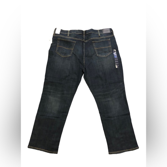 DXL men’s apparel athletic taper coolmax dark wash jeans 46x30 - Picture 2 of 5